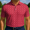 Maxcorners Bigfoot Overload - Brick Red Golf Polo Shirt