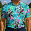 Maxcorners Bigfoot’s Beer Party Mode Golf Polo Shirt