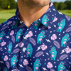 Maxcorners Midnight Party Golfer Golf Polo Shirt