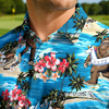 Maxcorners Sasquatch Island Paradise Golf Polo Shirt