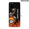 Maxcorners 8 Ball Skull Personalized Phone Case
