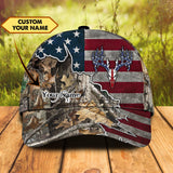 Maxcorners Deer Hunting America Classic Personalized Cap