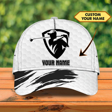 Maxcorners 3D Classic Cap Golf Personalized Name Cap Classic LM0402
