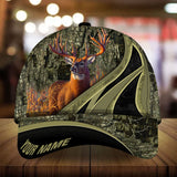 Maxcorners Loralle Deer Hunting Camo Pattern 3D Multicolor Personalized Cap