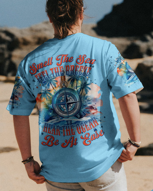 Maxcorners Smell The Sea Feel The Breeze Compass All Over Print LM2101