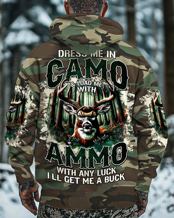 Maxcorners (Hot Deal) Dress Me In Camo Hunting All Over Print LM1601
