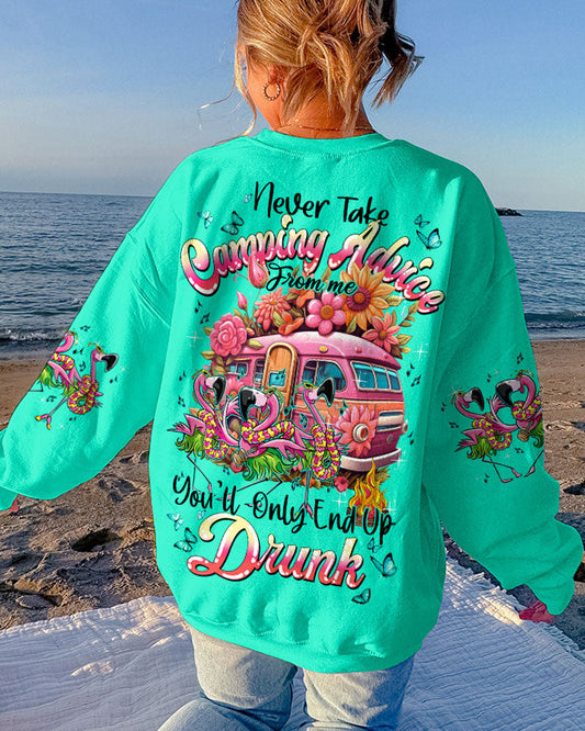 Maxcorners Camping Advice Flamingo All Over Print LM2101