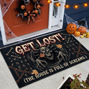 Maxcorners Halloween Demon Monster Get Lost The House Is Full Of Screams 3D Doormat