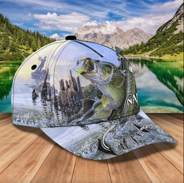 Maxcorners Personalized Bass Fishing Classic Cap