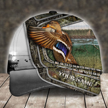 Maxcorners Waterfowl Hunting Camo Personalized Cap LM0402