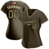 Maxcorners Custom Cream Red-Navy Premium American Flag Fashion Baseball Jersey LM0210