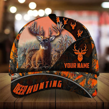 Maxcorners Special Deer Hunting Camo Pattern 3D Multicolor Personalized Cap