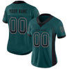 Maxcorners Custom Midnight Green Black-White Drift Fashion Football Jersey LM2605