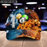 Maxcorners Billiards Ace Personalized Name 3D Cap