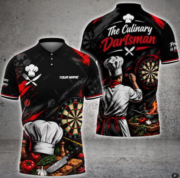 Maxcorners Darts Chef 3D Shirt For Peter