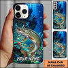 Maxcorners Fishing Deep Blue Coral Reef Customized Name 3D Cap