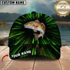 Maxcorners Fishing Neon Green Energy Burst Customized Name 3D Cap