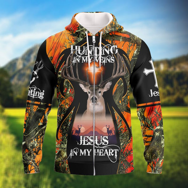 Maxcorners Hunting Deer Is My Vens Shirt 3D All Over Printed Clothes