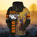 The Premium Unique Deer Hunting Hoodies 3D Multicolor Personalized Hoodie 3D