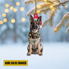 Maxcorners Personalized German Shepherd Dog Christmas Ornament, Dog Christmas Lights
2D Flat LM2511