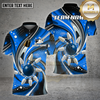 Maxcorners Bowling Shirt – Black Gold Industrial Strike Ball & Pins Explosion 3D Design – Multi Options Personalized Name, Team Name 3D Shirt