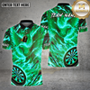 Maxcorners Dartboard Fire Phoenix Flame Art Design Multi Options Personalized Name Team Name 3D Shirt