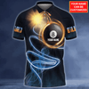 Maxcorners 8 Ball Billiard Personalized 3D Unisex Shirt