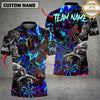 Maxcorners Darts Shirt Wolf Design Dark Graffiti Style Customized Name, Team Name 3D Shirt