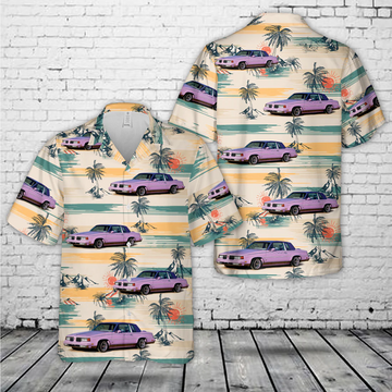 Maxcorners Custom Car 1984 Oldsmobile Cutlass Supreme - Queen of the Boulevard Hawaiian Shirt