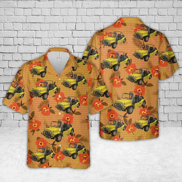 Maxcorners Custom Car 1984 British Leyland Moke Car Hawaiian Shirt