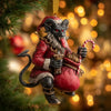 Maxcorners Krampus Christmas Ornament Set – Dark Holiday Mischief Collection 2D Flat