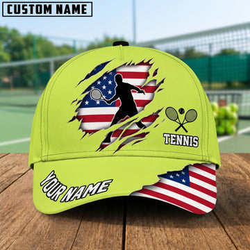 Maxcorners Scratch 3D Tennis Personalized Name Cap