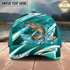 Maxcorners Fishing Scale Pattern Splash Water Personalized Name 3D Cap  (9 Breeds)