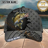 Maxcorners Fishing Gunmetal American Star Torn Mesh Customized Name 3D Cap