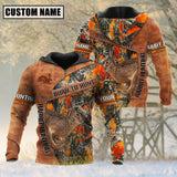 Maxcorners Personalized Name Loralle Born To Hunt Rabbit Hunting 3D All Over Printed Clothes