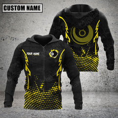 Maxcorners Billiards 8 Ball Point Multicolor Option Customized Name 3D Hoodie
