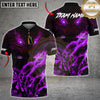 Maxcorners Wolf Dartboard Inferno Flame Hunter Multiple Options Personalized Name, Team Name 3D Shirt