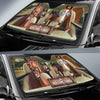 Maxcorners Personalized Driving HORSES All Over Printed 3D Sun Shade