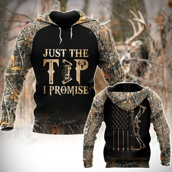 Maxcorners BowHunting Just The Tip I Promise Camouflage Hunting Apparels
