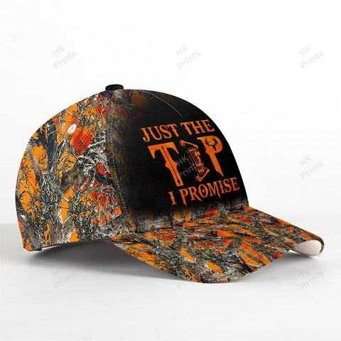 Maxcorners BowHunting Just The Tip I Promise Orange Camouflage Hunting Apparels