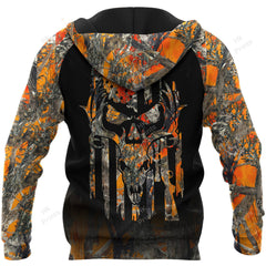 Maxcorners Beer Season Orange Camouflage Hunting Apparels