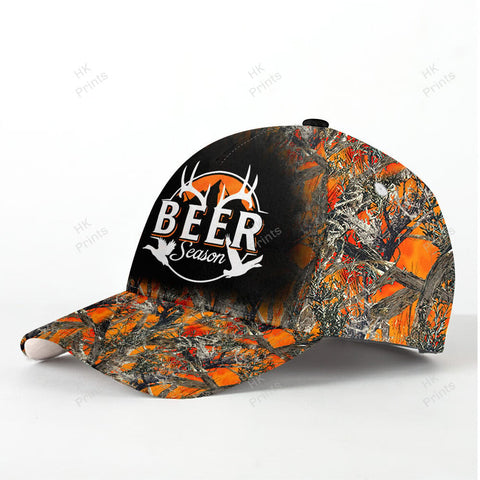 Maxcorners Beer Season Orange Camouflage Hunting Apparels