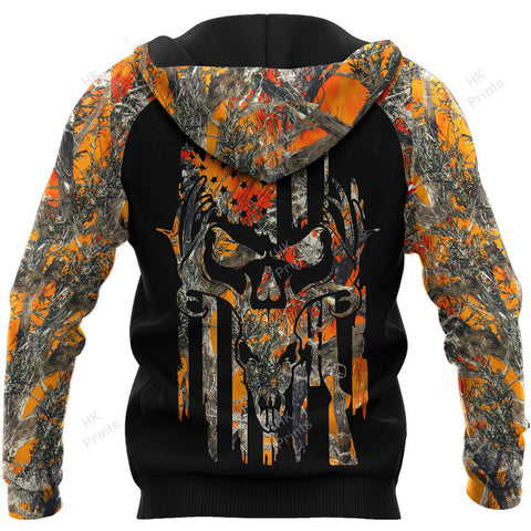 Maxcorners Personalized Bow Hunting Life Orange Camouflage Hunting Apparels