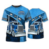 Maxcorners Navy Big Truck T Shirts, Truck Driver Custom Tee Shirt
