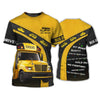 Maxcorners School Bus Driver 3D Shirt