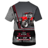 Maxcorners  I Don't Stop When I'm Tired Tractor 3D Shirt Truck Driver Personalized Name T-Shirt