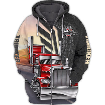 Maxcorners 3D Trucker Driver Shirt