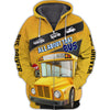 Maxcorners School Bus Driver All Over Printed 3D Shirt All About That Bus Shirt