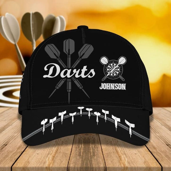 Maxcorners Darts Personalized Name 3D Cap