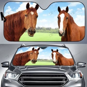 Maxcorners Horse All Over Printed 3D Sun Shade